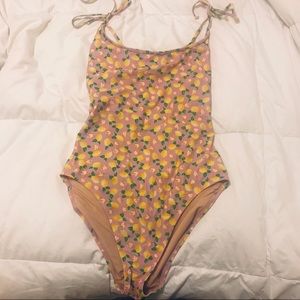 J. Crew Lemon One Piece Bathingsuit